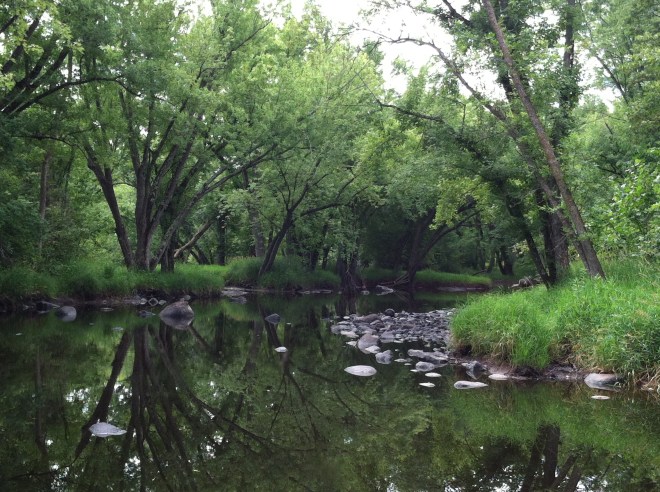 The Snake River runs slower in autumn.